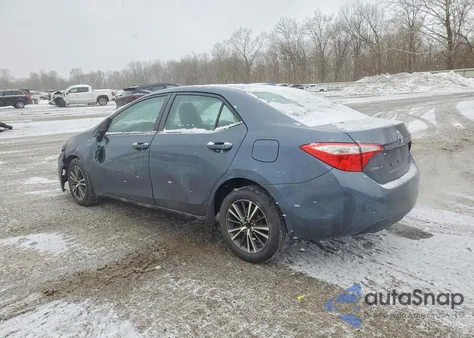 2016 Toyota Corolla L из США, поврежденный, VIN 2T1BURHE4GC539982